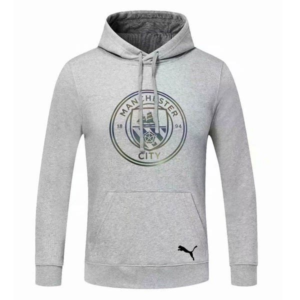 Sudaderas Con Capucha Manchester City 2020/21 Gris